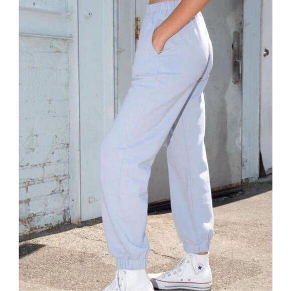 John Galt Light Blue Rosa Sweatpants - Picture 1 of 8